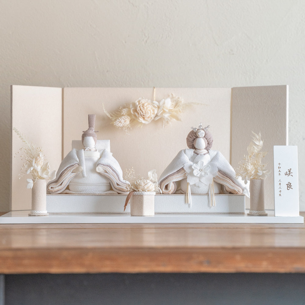 雛人形 美奏 あわいろ クラシック cuna select限定 雛揃 淡色｜出産