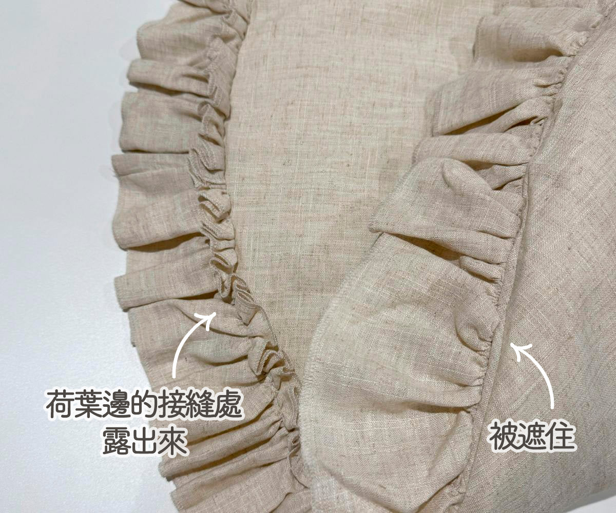 NATURAL MAISON｜Tingle Mat（亞麻混紡的荷葉邊遊戲地墊）for Taiwan