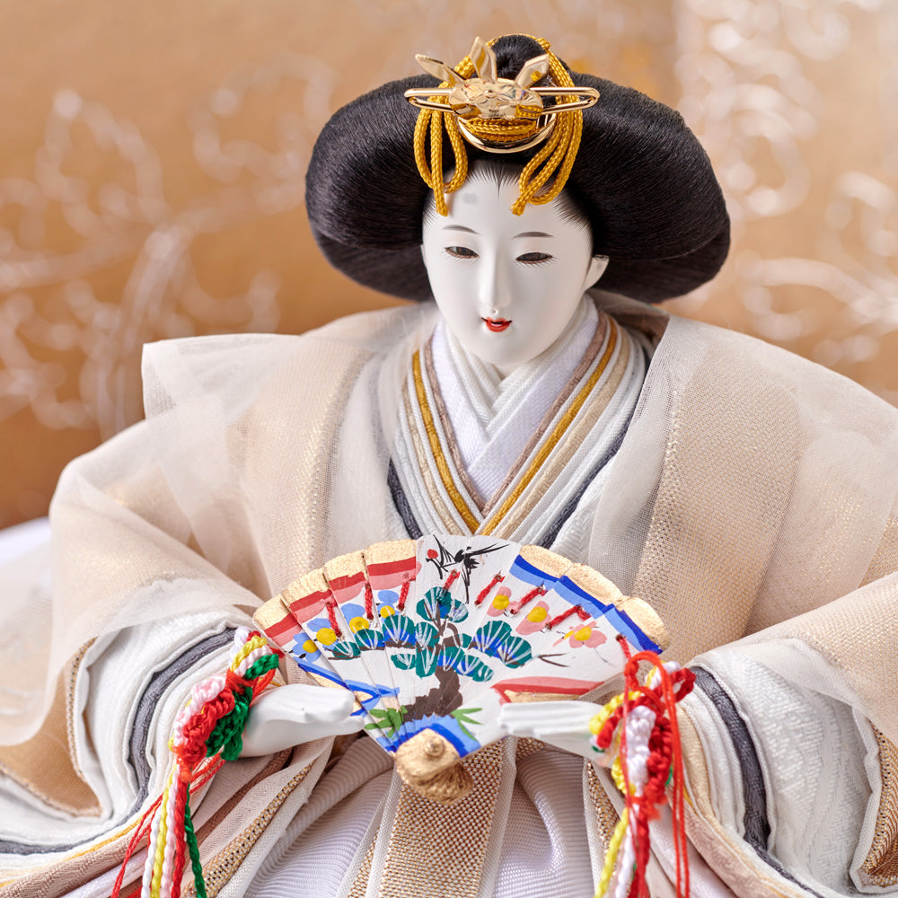 雛人形 白音 雛重（ひなえ） 京人形 み彌け×cuna selectオリジナル 京雛