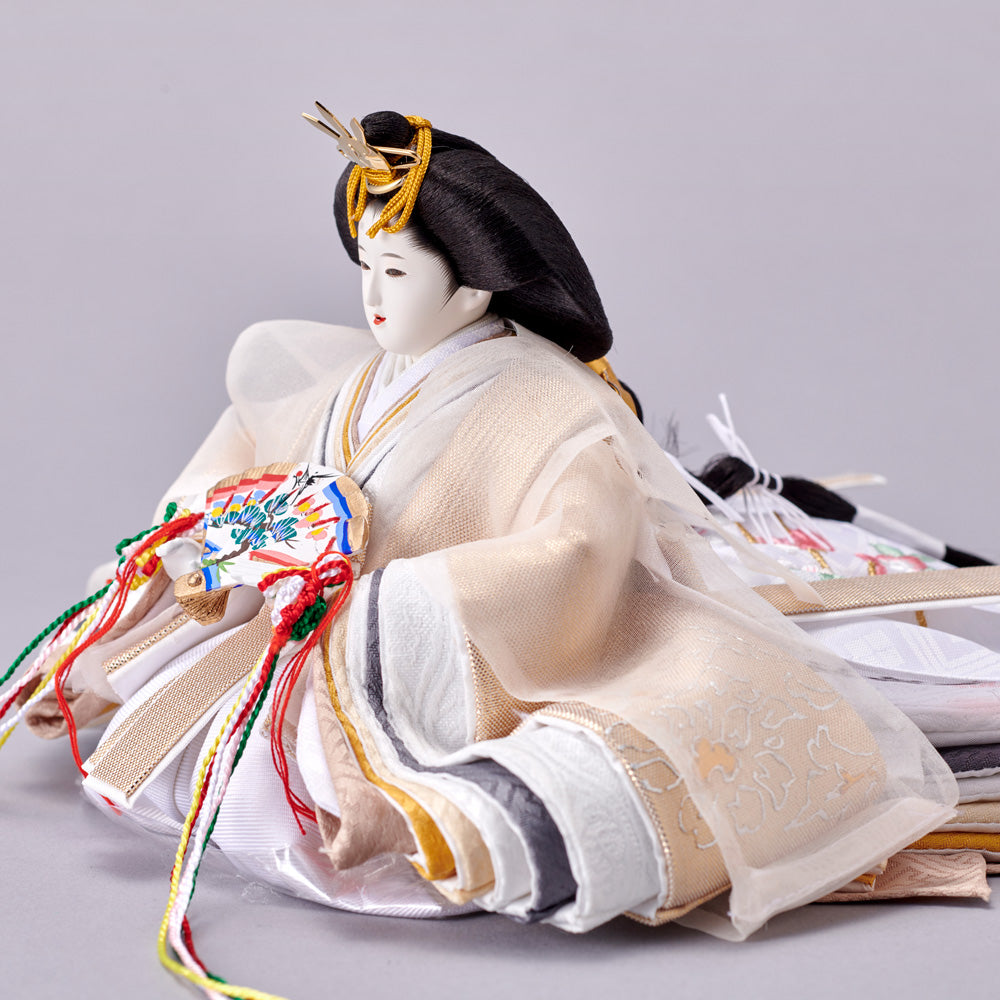 雛人形 白音 雛重（ひなえ） 京人形 み彌け×cuna selectオリジナル 京雛