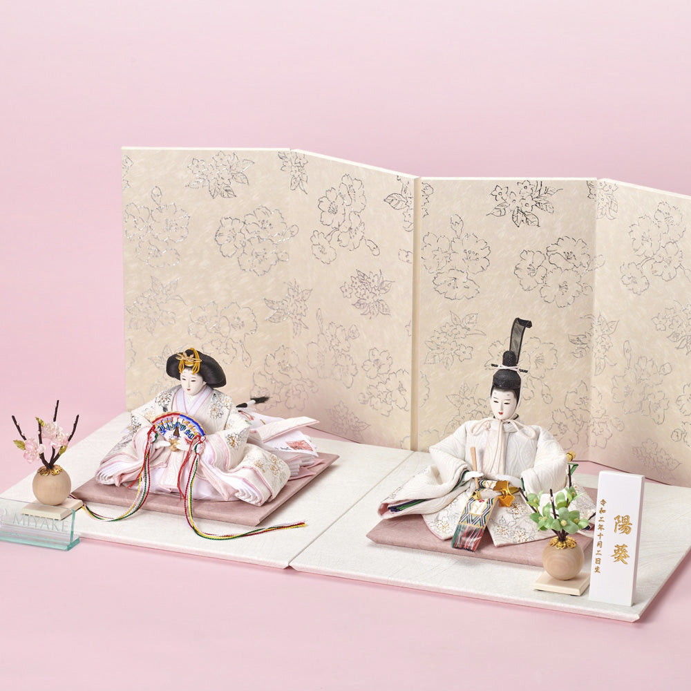 雛人形 白音 雛輝（ひなき） 京人形 み彌け×cuna selectオリジナル 京雛