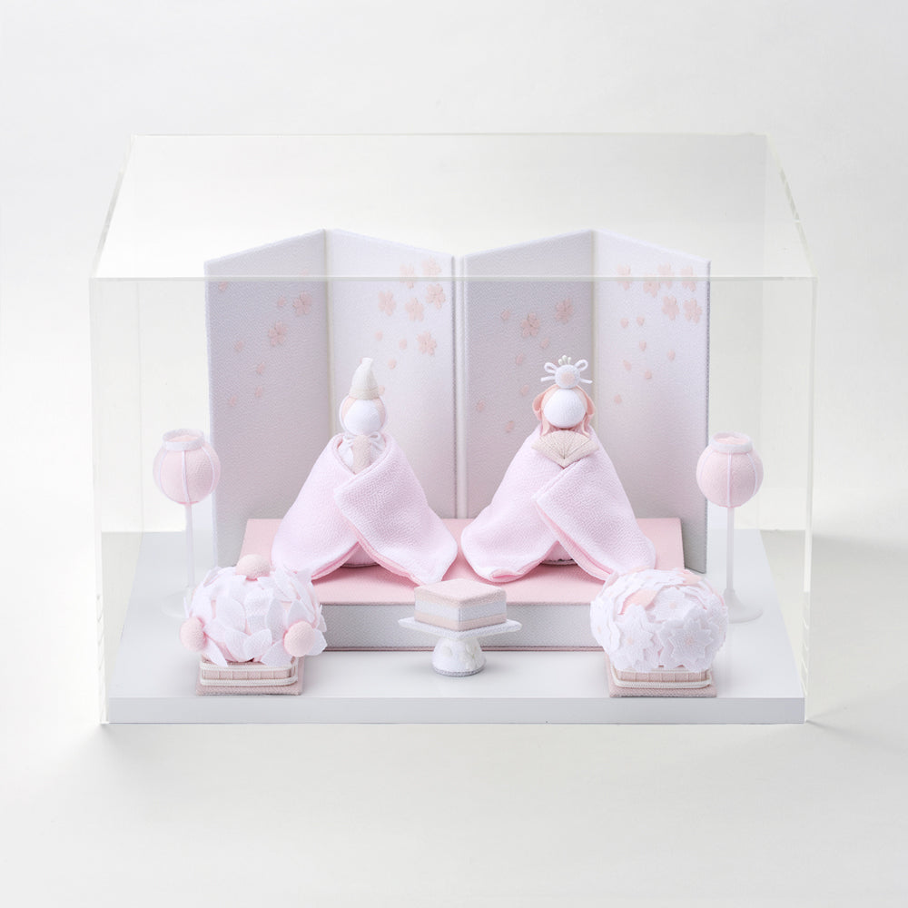 雛人形 HAKI（ハキ） 桜舞うお雛様 心春（こはる） 白粋 cuna select限定