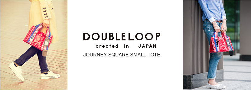 【DOUBLELOOP】JOURNEY SQUARE SMALL TOTE