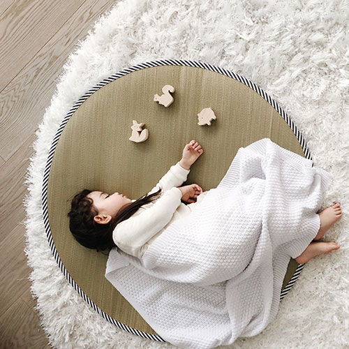 赤ちゃんのごろ寝用い草畳マット・寝汗対策ベビーマット | ナチュラ 